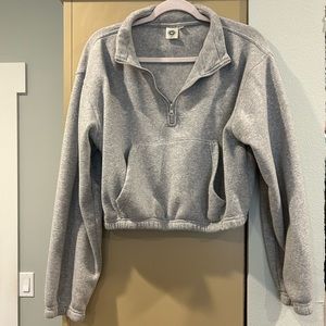 Cropped, Half-Zip PacSun Sweatshirt